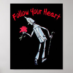 The Wizard Of Oz Tin Man Shirt-the Wizard Of Oz Sh Poster