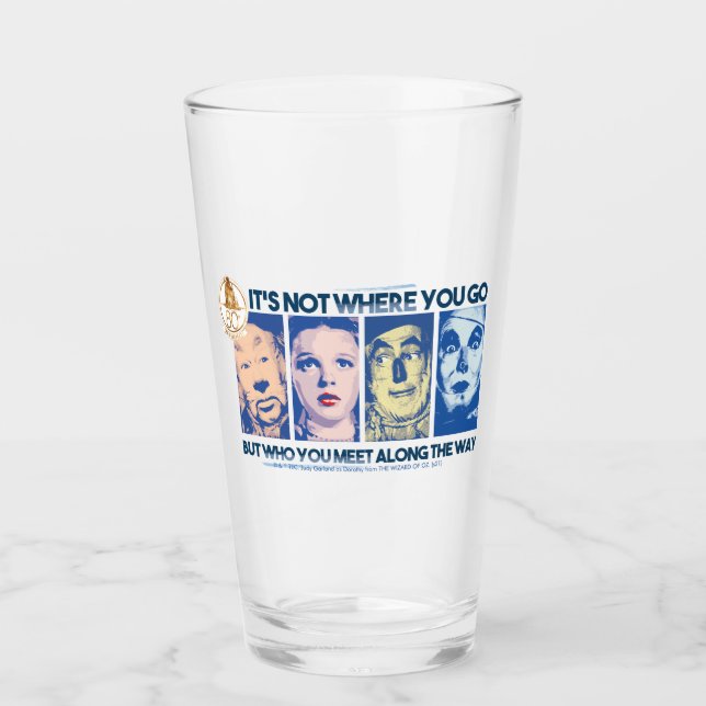 The Wizard Of Oz™ | Who You Meet Along The Way Glass (Front)