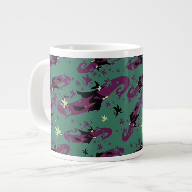 The Wizard Of Oz™ | Wicked Witch™ Pattern Large Coffee Mug (Front Left)