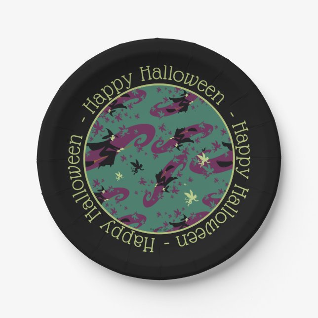 The Wizard Of Oz™ | Wicked Witch™ Pattern Paper Plate (Front)