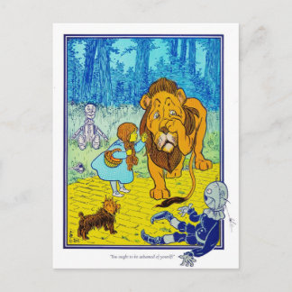 The Wizard of Oz: You Ought to be Ashamed! Postcard