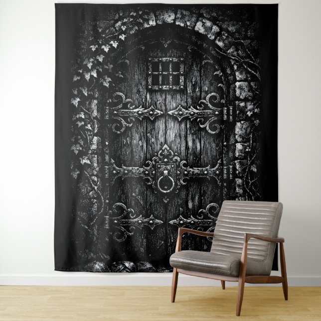The Wizard’s Door — by BurnsInHell Tapestry (In Situ)