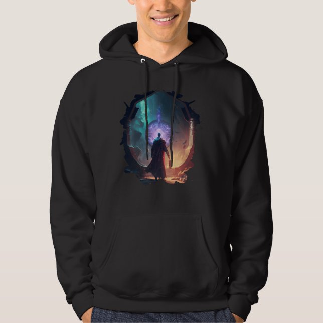 The Wizard's Adventure The Mystical Portal Hoodie (Front)