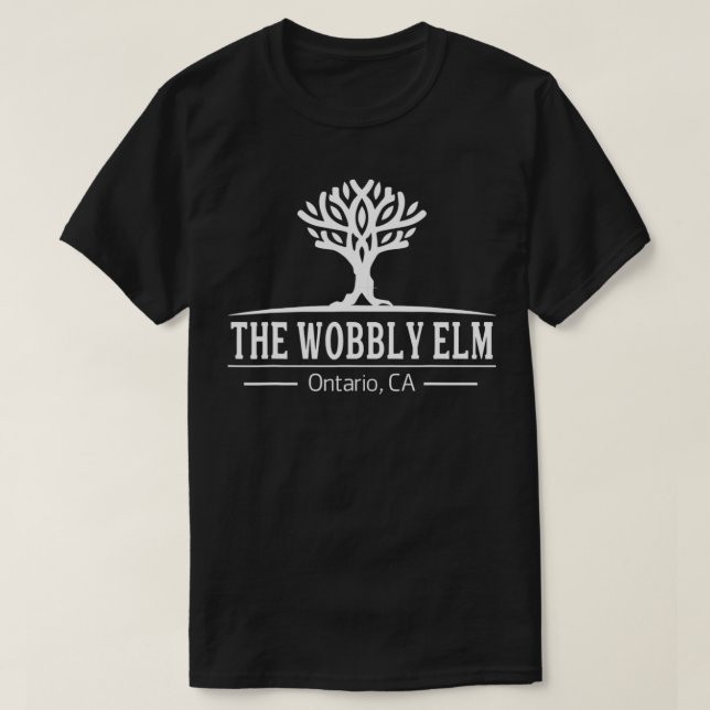 The Wobbly Elm  T-Shirt (Design Front)