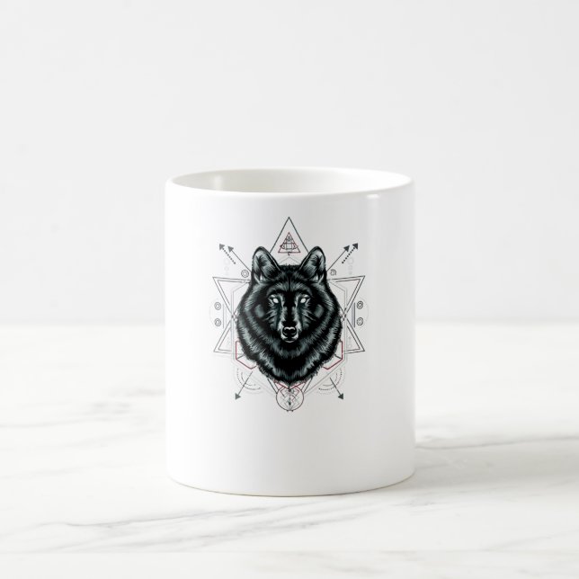 The Wolf Coffee Mug (Center)