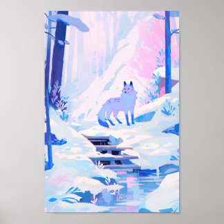 The Wolf in the Snow Poster