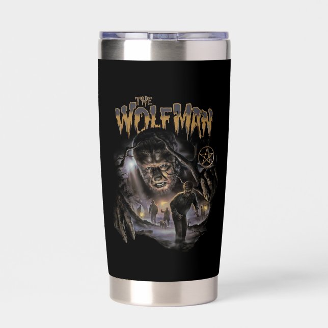 The Wolf Man Insulated Tumbler (Back)
