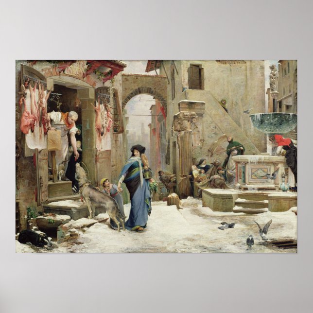 The Wolf of Gubbio, 1877 Poster (Front)