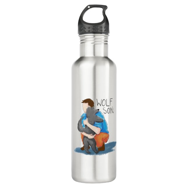 The Wolf Son  710 Ml Water Bottle (Front)