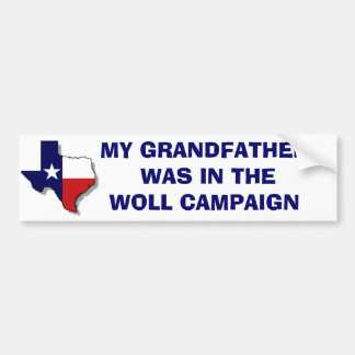 THE WOLL CAMPAIGN BUMPER STICKER