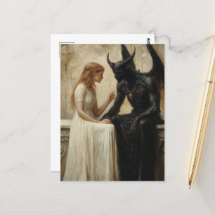 The Woman and the Demon Postcard