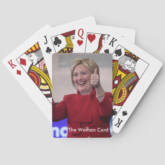The Woman Card - Hillary Clinton (Back)