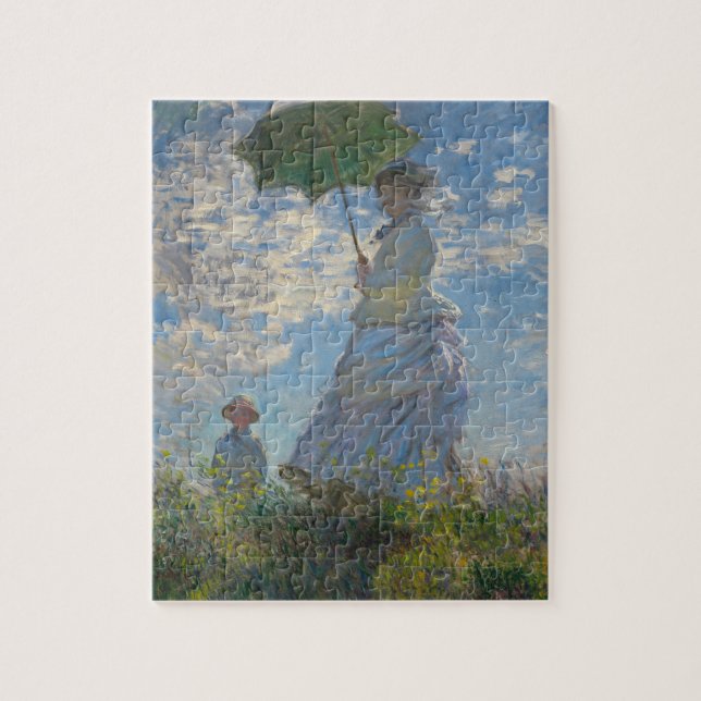 The Woman Holding the Umbrella (Mrs. Monet) Jigsaw Puzzle (Vertical)