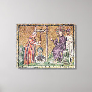 The Woman of Samaria at the Well Canvas Print