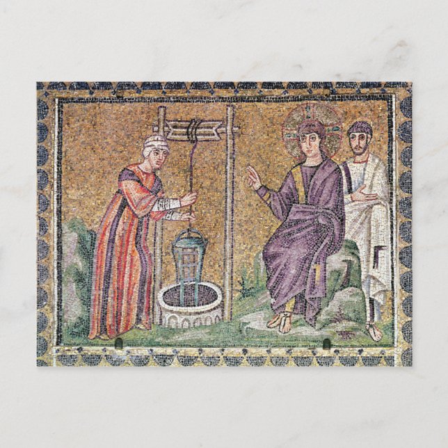 The Woman of Samaria at the Well Postcard (Front)