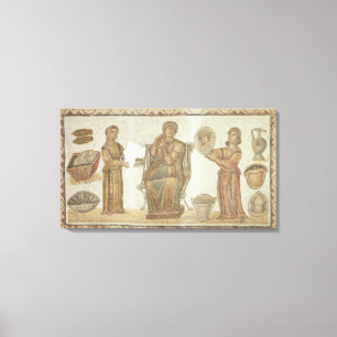 The Woman of Sidi Ghrib at her Toilet Canvas Print