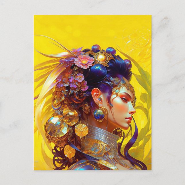 the woman postcard (Front)