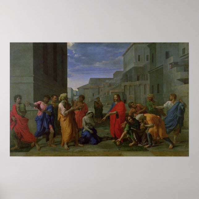 The Woman Taken in Adultery, 1653 Poster (Front)