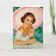 The Woman With a  Pink Umbrella, Birthday