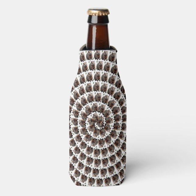 The Wombat Whirl: A Spiral of Wonder, Bottle Cooler (Bottle Front)