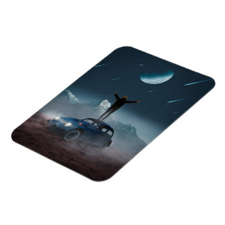 The women and the moon magnet