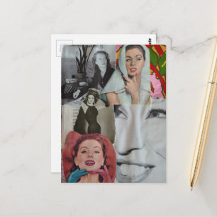 The Women Collage Postcard