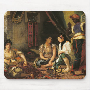 The Women of Algiers in their Apartment, 1834 Mouse Mat