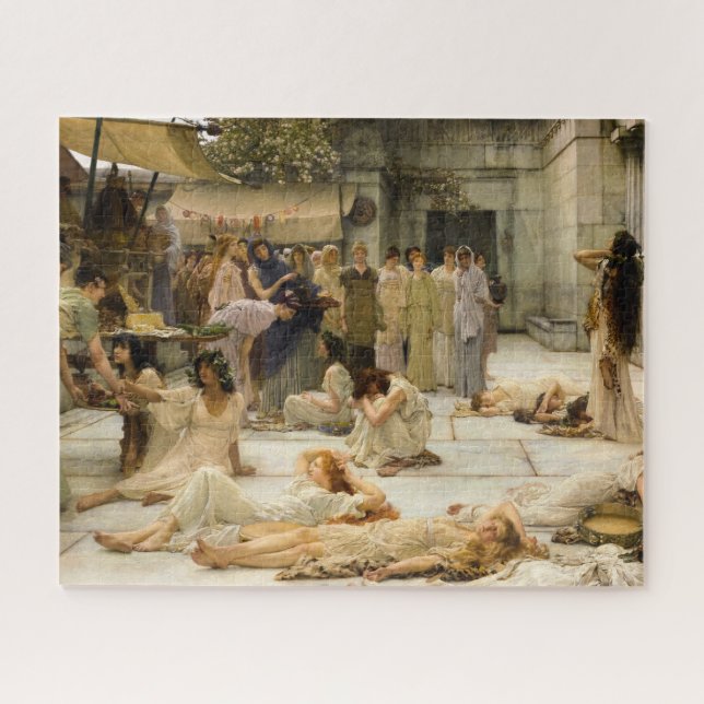 The Women of Amphissa by Lawrence Alma-Tadema Jigsaw Puzzle (Horizontal)