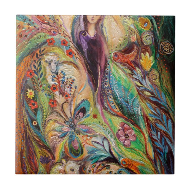 The Women Of Tanakh Story Of Rachel Tile (Front)