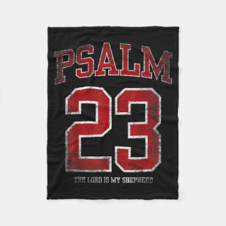 The Women Psalm 23 Jersey Lord Shepherd Fleece Blanket