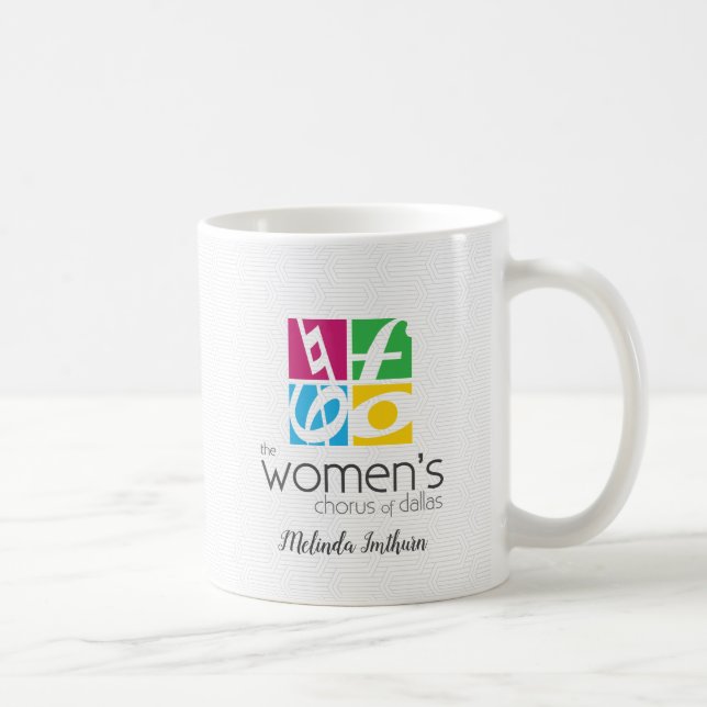 The Women's Chorus of Dallas Logo Coffee Mug (Right)