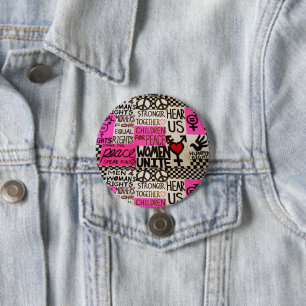 The Women's March Continues, Pin (3" round)