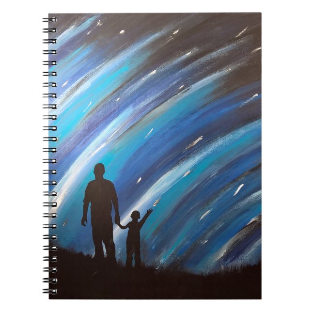 The Wonder of Fatherhood Spiral Notebook (Front)
