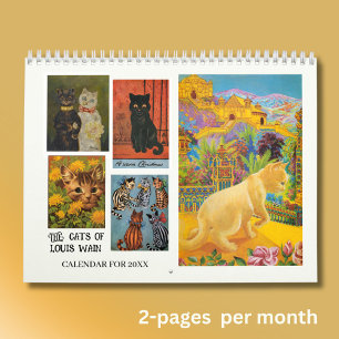 The Wonderful Cats of Louis Wain 2027 Calendar