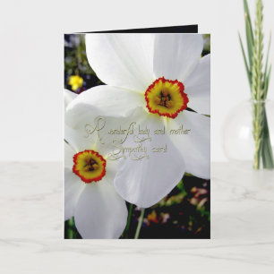 The wonderful lady and mother sympathy card