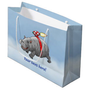 The Wonderful Rocket Hippo Large Gift Bag