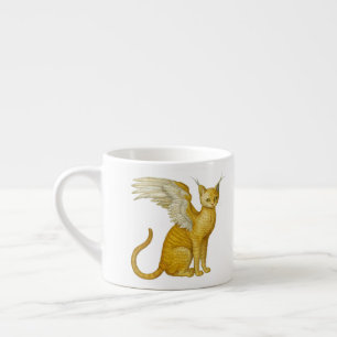 The Wonderful Winged Cat Espresso Cup