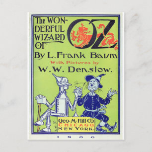 The Wonderful Wizard of Oz -- 1900 Postcard