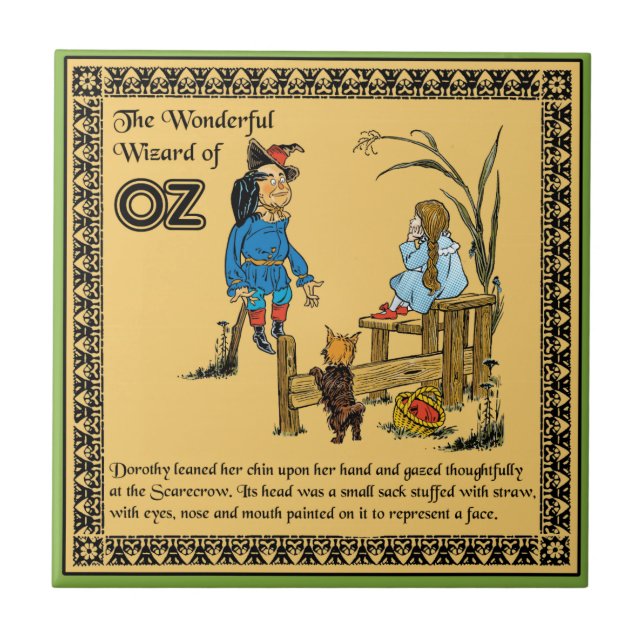 The Wonderful Wizard of Oz Tile (Front)