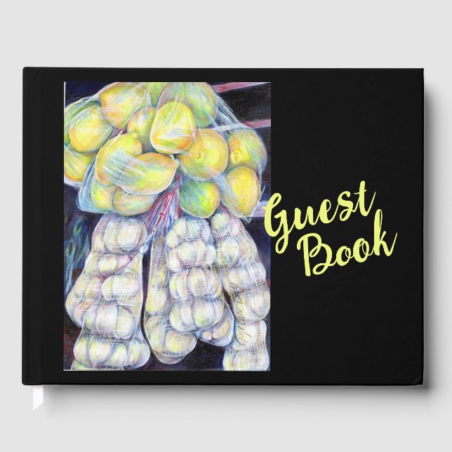 The Wonders of the Wet Market Guest Book (Front)