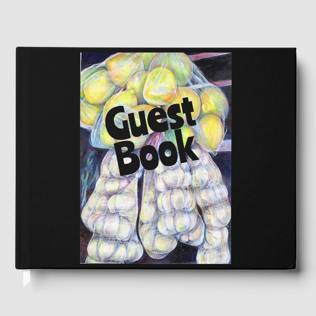 The Wonders of the Wet Markets, Singapore Guest Book (Front)