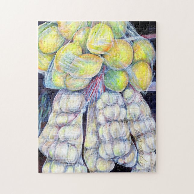 The Wonders of the Wet Markets, Singapore Jigsaw Puzzle (Vertical)