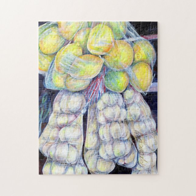 The Wonders of the Wet Markets, Singapore Jigsaw Puzzle (Vertical)