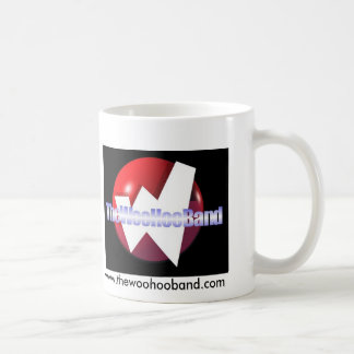 The Woo Hoo Band coffee mug w/black logo
