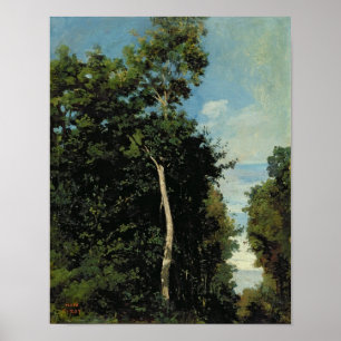 The Wood on the Cote de Grace in Honfleur Poster