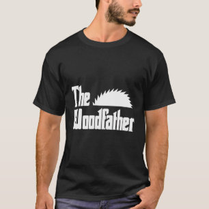 The Woodfather - Funny Saw Blade Woodworking Long T-Shirt