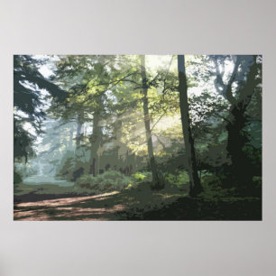 THE WOODLAND PATH 4 POSTER
