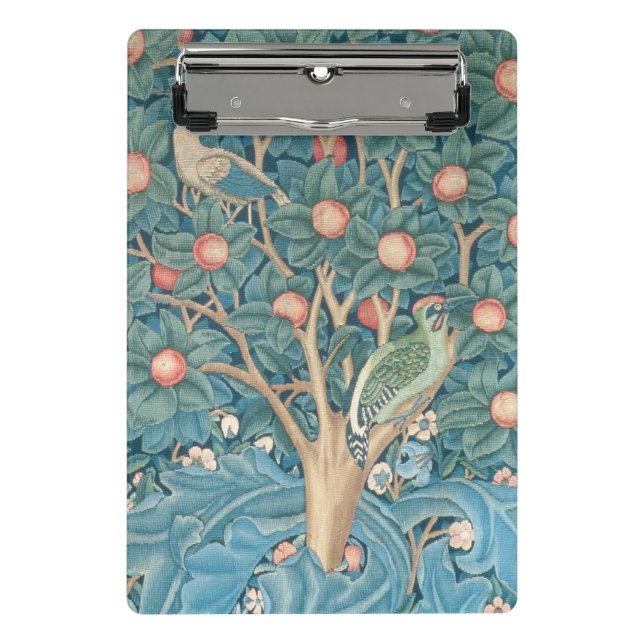 The Woodpecker Tapestry, detail of the woodpeckers Mini Clipboard (Front)