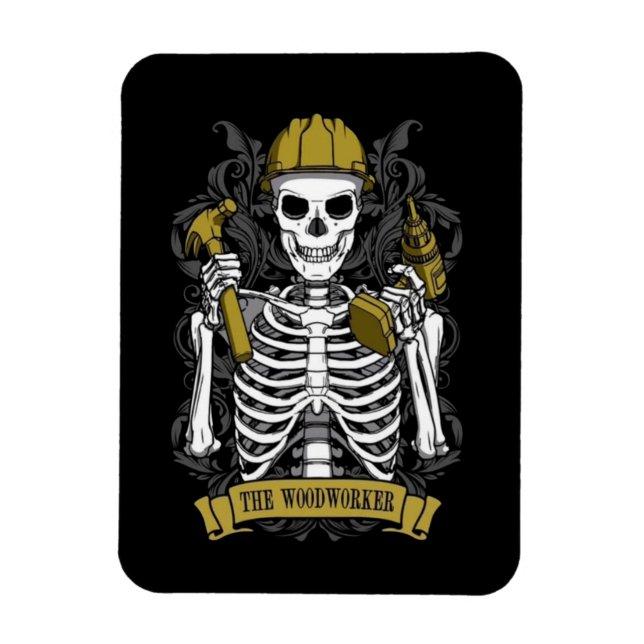 The Woodworker Tarot Card Magnet (Vertical)