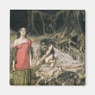 The Wooing of Grimhilde, the mother of Hagen Magnet